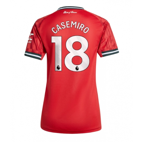 Billige Fotballdrakt Manchester United Casemiro #18 Replika Hjemmedrakt Dame 2025-26 Kortermet Billige Fotballdrakt Manchester United Casemiro #18 Replika Hjemmedrakt Dame 2025-26 Kortermet